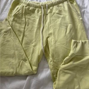 Aerie Yellow Sweatpants Size L